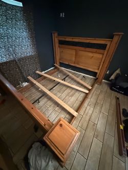 King size bed frame