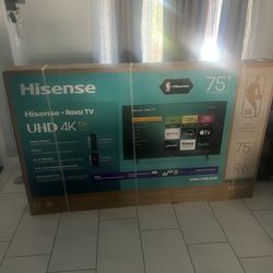 Brand New Hisense 75” Tv