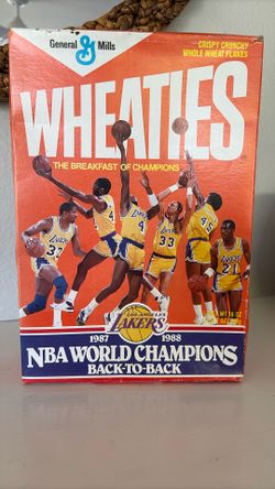 Vintage LA Lakers Wheaties
