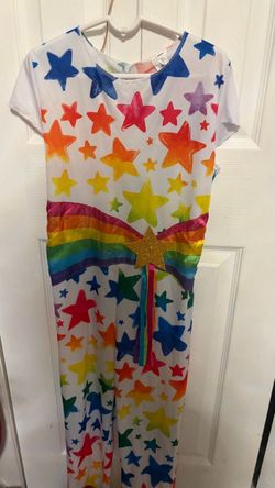 Rainbow costume for girls