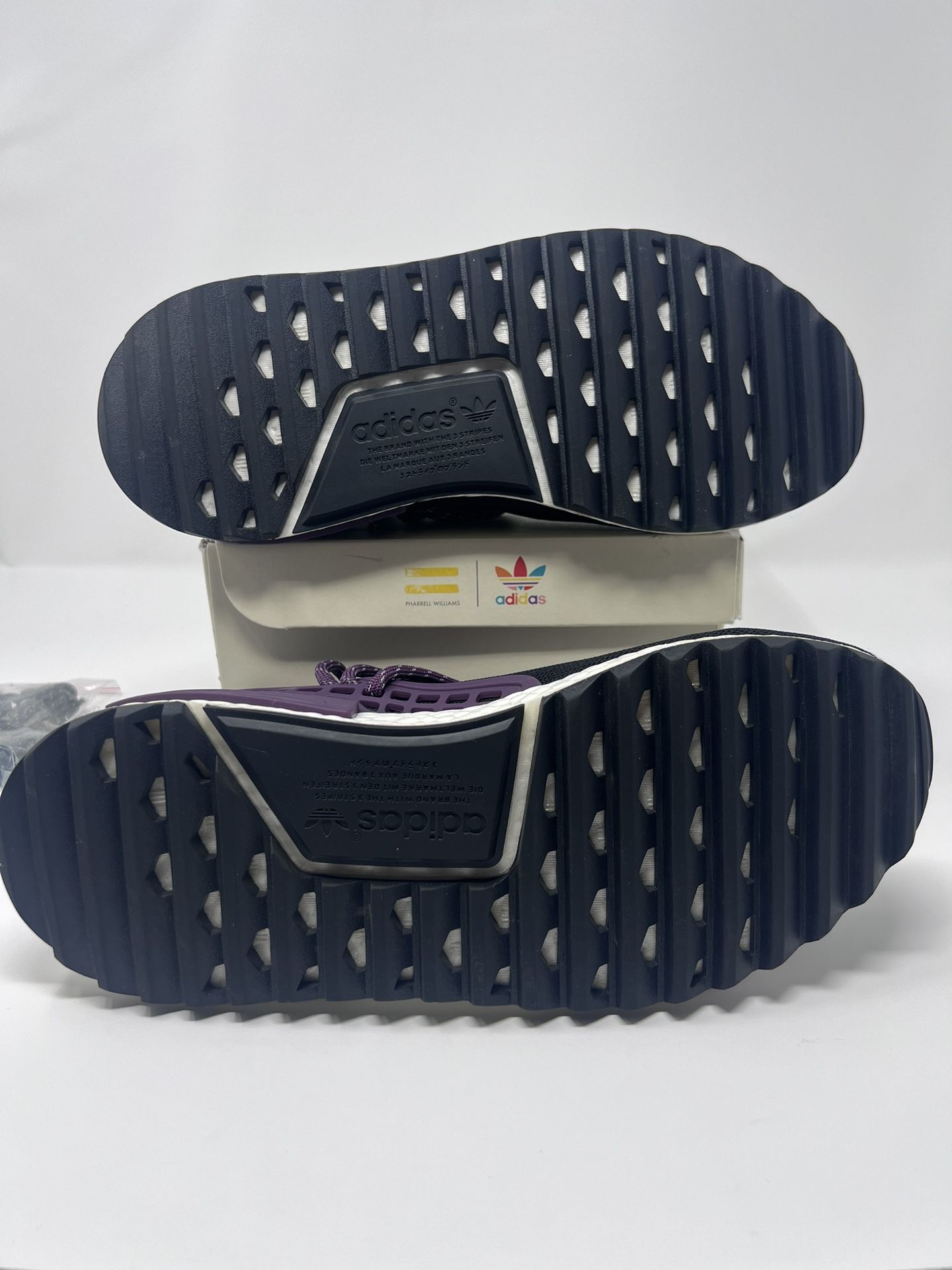 Adidas Pharrell x NMD Human Race Trail Equality 2018 Black AC7033 Size 8