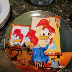Vintage woody woodpecker plate perfect old