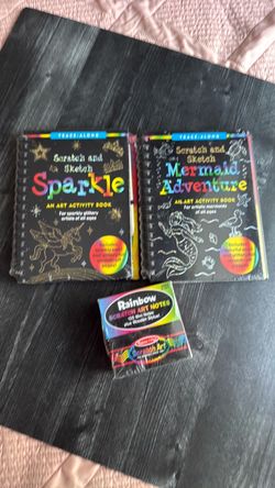 Scratch and Sketch Art Set – 3 Pieces