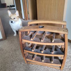 Wine Barrel Wine Rack