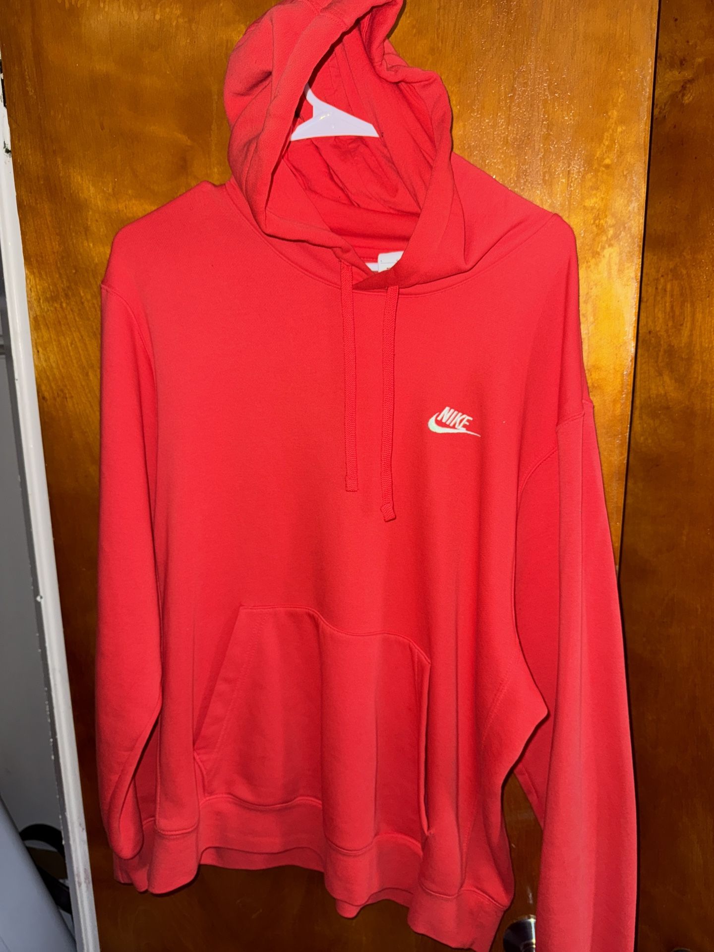 Men’s size large red Nike hoodie
