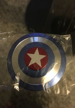 Captain America light blue rare spinner