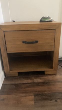 Great Bed Side Dresser With USB And Outlets.