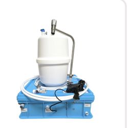 Aquarium Reverse Osmosis RO Drinking Water Filtration System 75 GPD,Reduce TDS and Scale，Under Sink, Built in Water Pump, Pressure reducing Valve, Lea