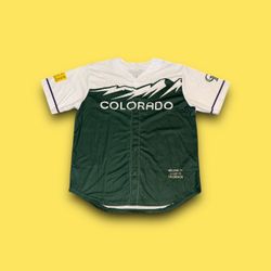 Colorado Rockies Ezequiel Tovar SGA MLB city connect jersey men’s XL 