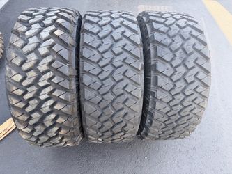 (3) 35x12.50R17 Nitto Trail Grappler M/T
