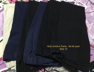Girls School Uniform Pants