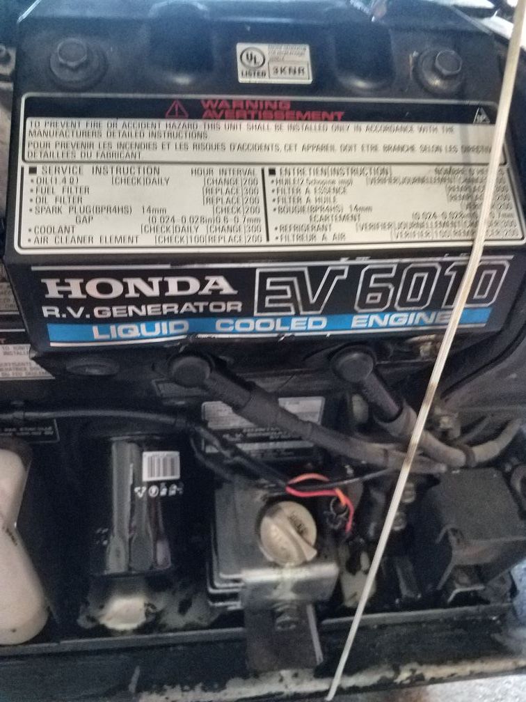 Honda EV6010 RV Generator Converted For Home Use for Sale in Cypress, TX OfferUp