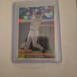 Will Clark Topps Chrome