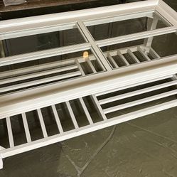 Ashley Wood & Glass Coffee Table 