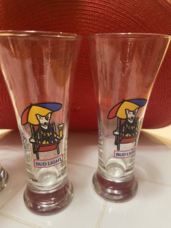 Spud Mackenzie Beer Glasses
