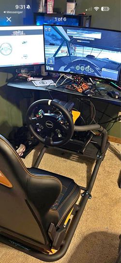 Sim racing rig moza r9 crp2 load cell pedals