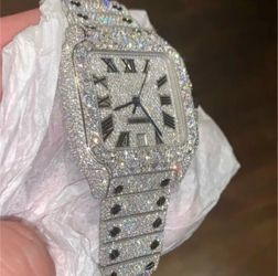 Moissanite watch
