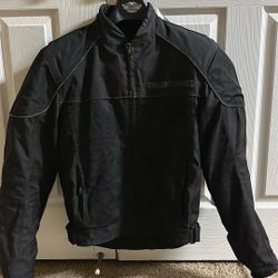 Harley-Davidson men's black mesh motorcycle riding jacket