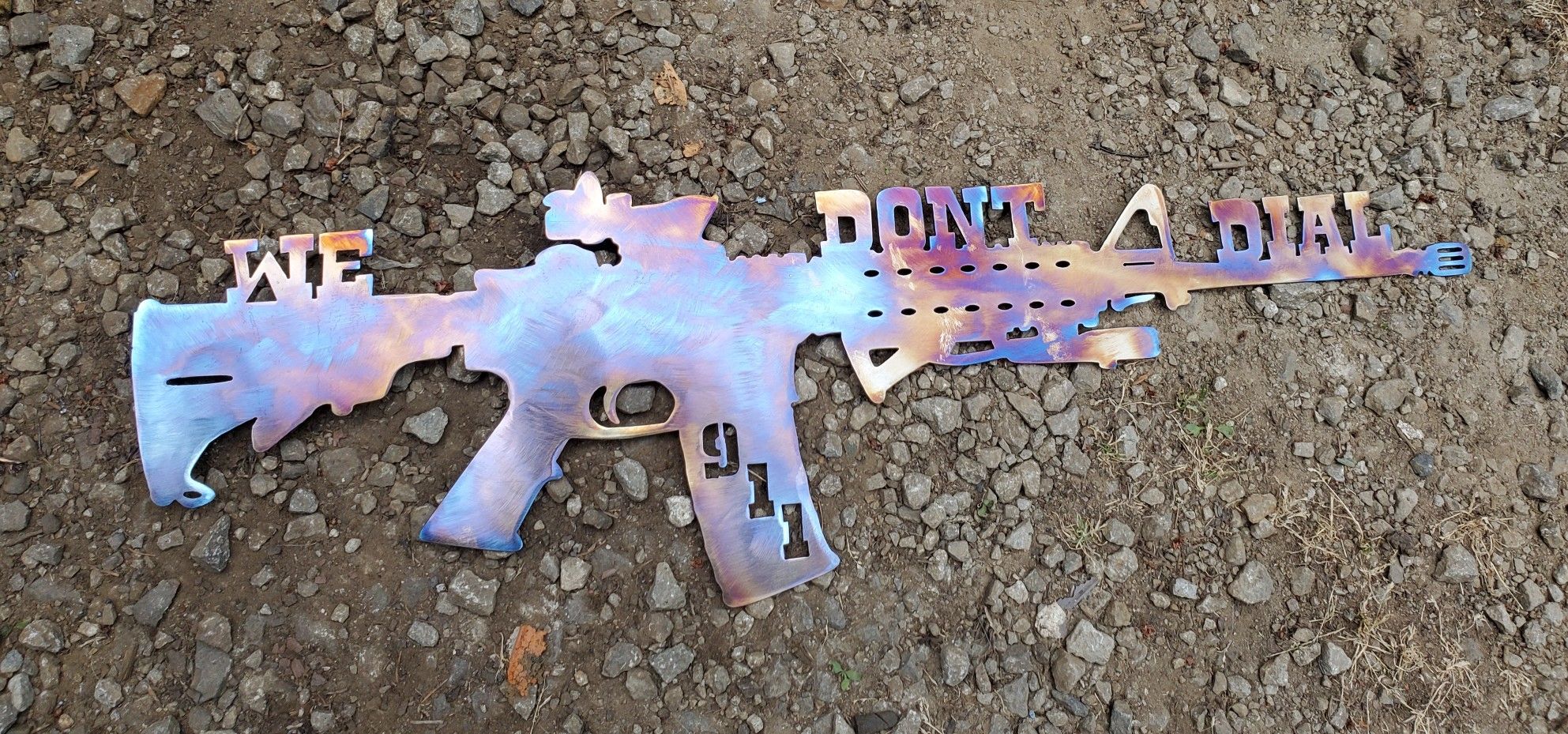 30×12 burnt metal signs thick cold rolled steel on sale Shipping available