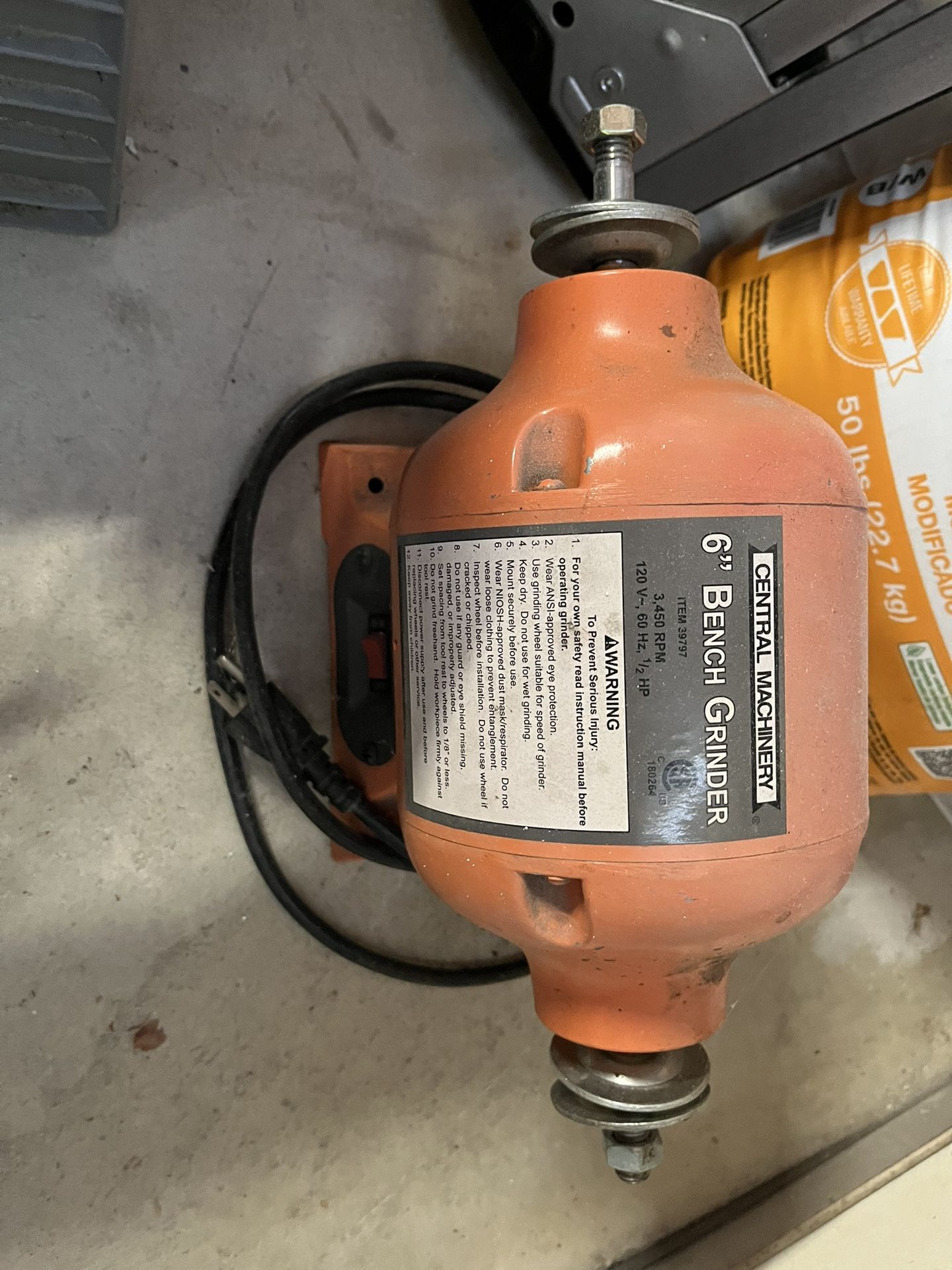 Bench Grinder 6”