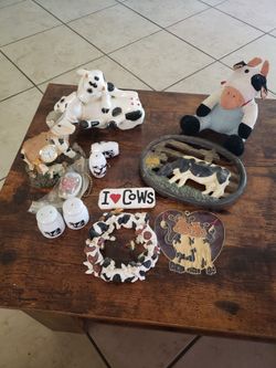 Cow Knick Knacks Decor