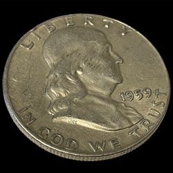 50 cents 1959 P. Collectible Coin USA 
