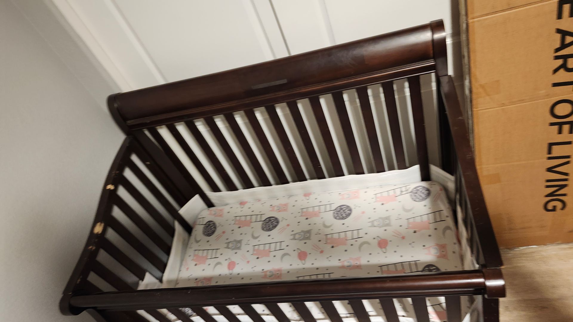 Wooden sturdy Crib for sale
