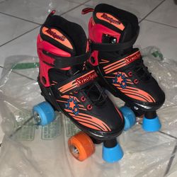 Kids roller skates lighted