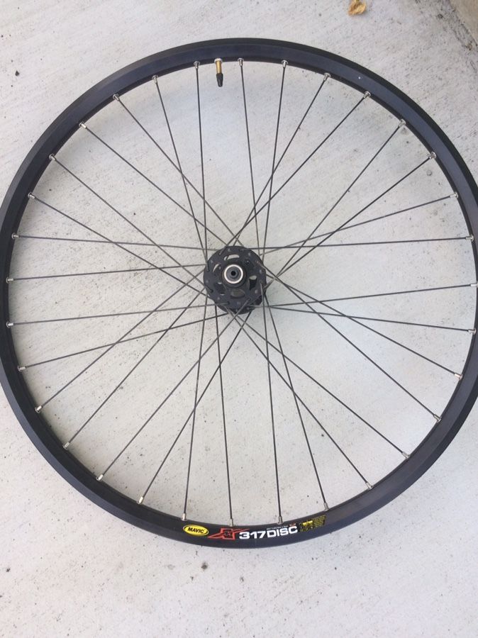 26" Mavic XM317 Disc Tubeless Bicycle Rim Set
