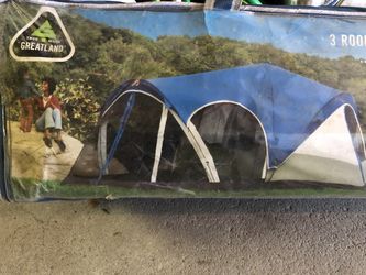 Greatland 7 8 Person Cabin Tent With Screen Porch 16ft W X 15ft D Tent With 6 Ft 6 In Center Height For Sale In New Milford Ct Offerup