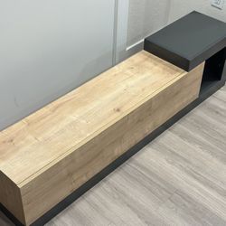 DORPEK Floating TV Stand for TVs up to 65” | Wall Mounted Entertainment Center