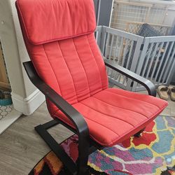 IKEA Poang Arm Chair RED