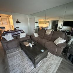 Reclining Sofa And Loveseat Pair