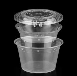 50 SETS PER BOX - 2 IN 1 CONTAINER WITH LID AND INSERT BOWL
