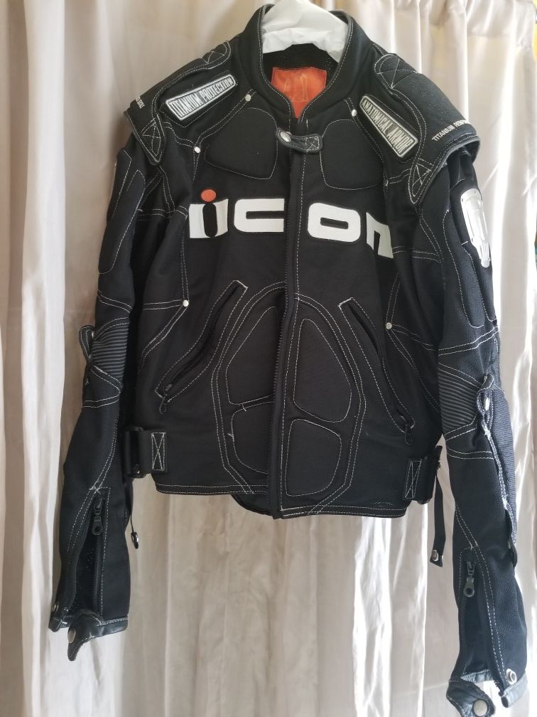 Icon Motorcycle Jacket Medium