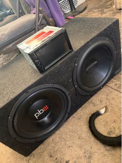 12in subs and touch screen radio