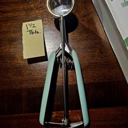 Ice Cream Scoop, Melon Baller 1-1/2 Tbls. Mint Green-NEW! 