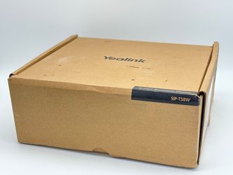 Yealink SIP-T58W Smart Business IP Phone 7" Touchscreen Black Open Box