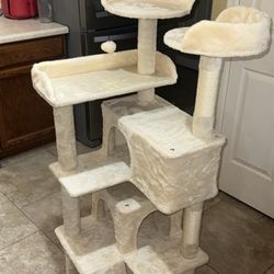 Large Beige Cat Tree