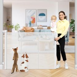 42 Inch Extra Tall Retractable Baby Gates