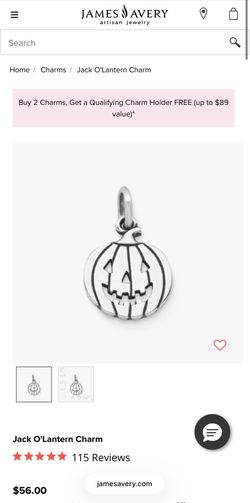 James Avery Pumpkin Charm