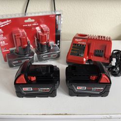 Milwaukee M12 & M18 Battery & Charger Kit