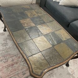 Coffee Table And Matching Accent Side Table