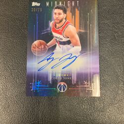 2025-26 Topps Midnight Colby White Auto/75 RC