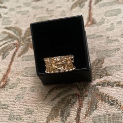 New Plated Gold Band Ring
