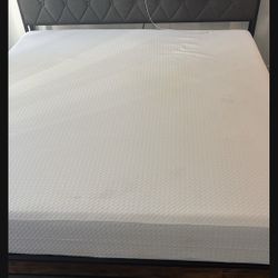 King Size BedFrame + Mattress 