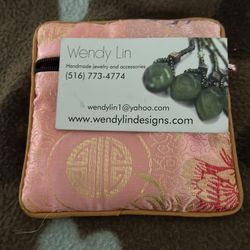 Beautiful Pink Lariat Necklace 