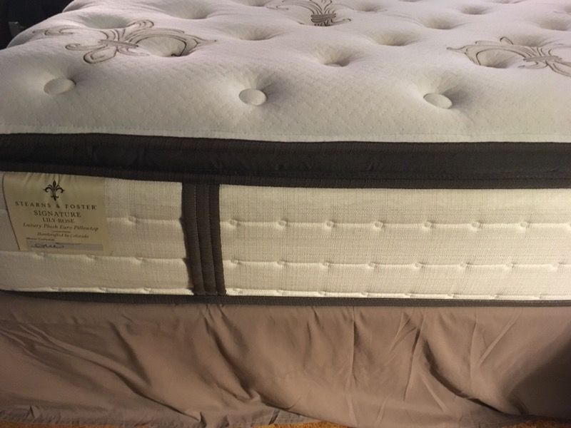 Queen size bed Stearns and Foster signature Lily Rose for Sale in Westminster CO OfferUp