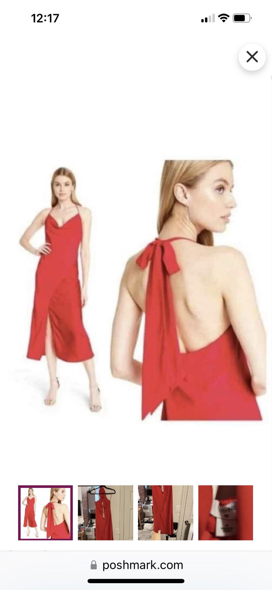 target red halter dress