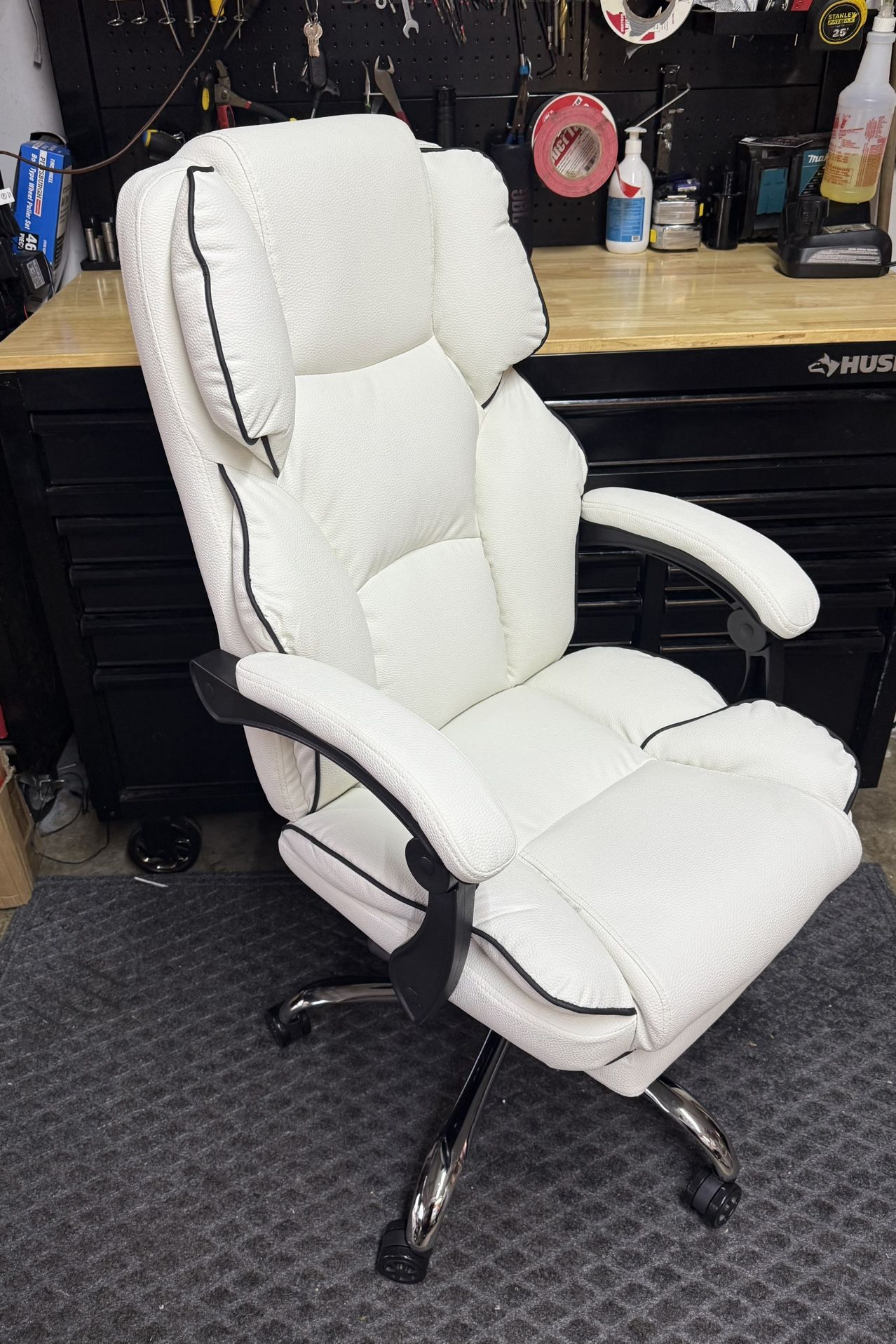 Office Chair with Foot Rest Reclining